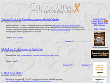 Tablet Screenshot of cynosurex.com
